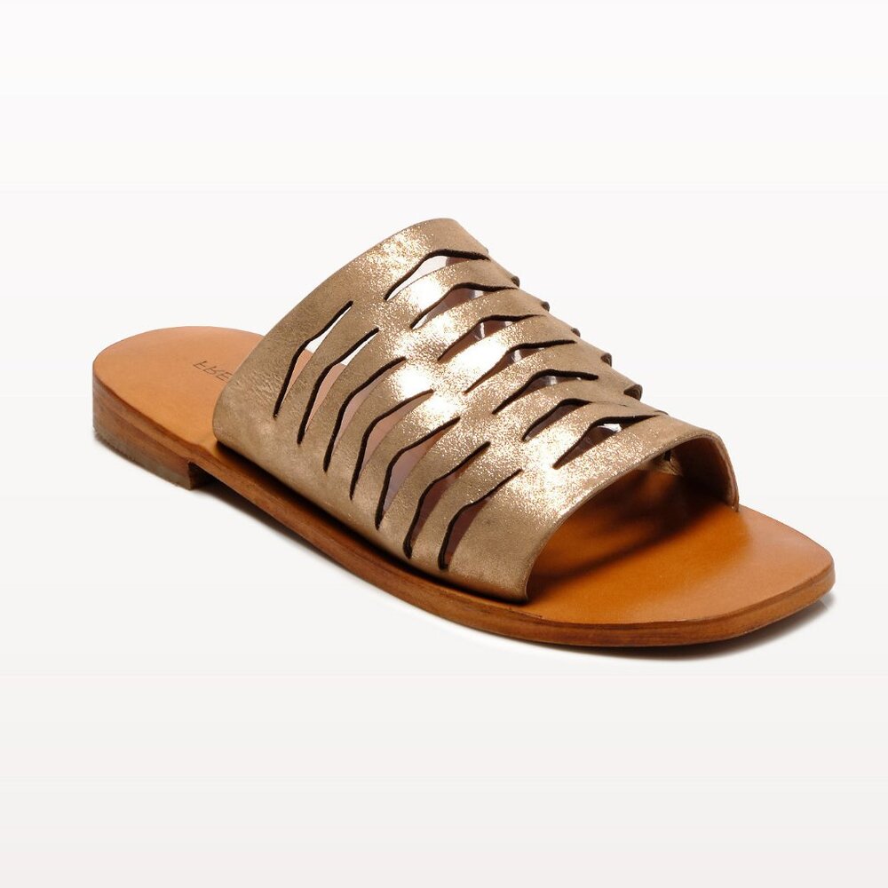 🎉LAST CHANCE🎉 FREE PEOPLE Slice Of Sun Sandals / Rose Gold - Picture 4 of 10